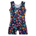 thumbnail image 3 of LRen Girls One Piece Swimsuit Tankini Set Cute Printed Girls Stretch Quick Dry Athletic Romper Jumpsuit Bathing Suit 3-12Y, 3 of 5