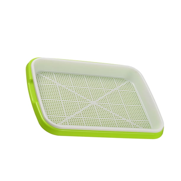 Bandeja De Germinación De Semillas, Doble Capa, Capacidad Para El Hogar, Placa De Vivero, Soporte De Plantación Sin Suelo Familiar, Cultivo De Vegetales De Frijol Yuarrent TO003478-00