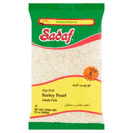(2 Pack) Sadaf Barley Pearl, 24 oz (Best Way To Cook Pearl Barley)
