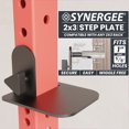 thumbnail image 2 of Synergee Step Plate for 2x3 Power and Squat Racks, Fits Racks with 1" and 5/8" Holes. Step-Up Plate for Reaching Pull-Up Bars, Chin-Ups, and Muscle-Ups., 2 of 6