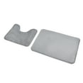 thumbnail image 1 of Ensemble de Tapis de Toilette, 2 Pcs Tapis de Toilette en Mousse à Mémoire de Forme en Forme de U Solution Innovante, 1 of 7