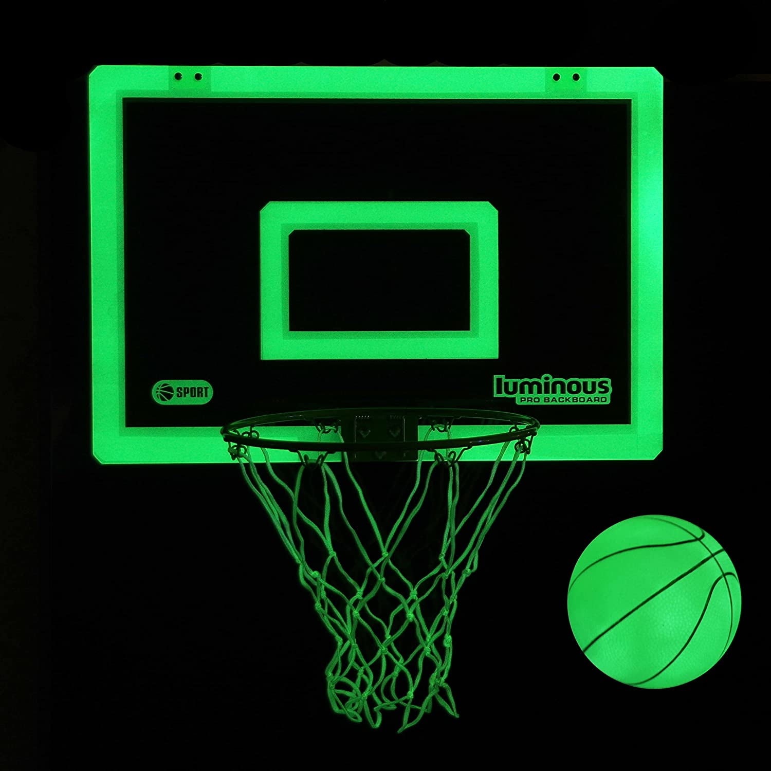 Extra Large Basketball Hoop for Youth with Luminous Basketball Net
