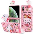 thumbnail image 4 of Hello Kitty-funda de teléfono con cuerda de soporte para Xiaomi Redmi 8, 9, 9A, 9T, 9C, 10, 10A, 11A, 10C, 12C, Note 7, 8, 9, 9s, 10, 11 Pro, POCO M3, X3, C55, 4 of 5