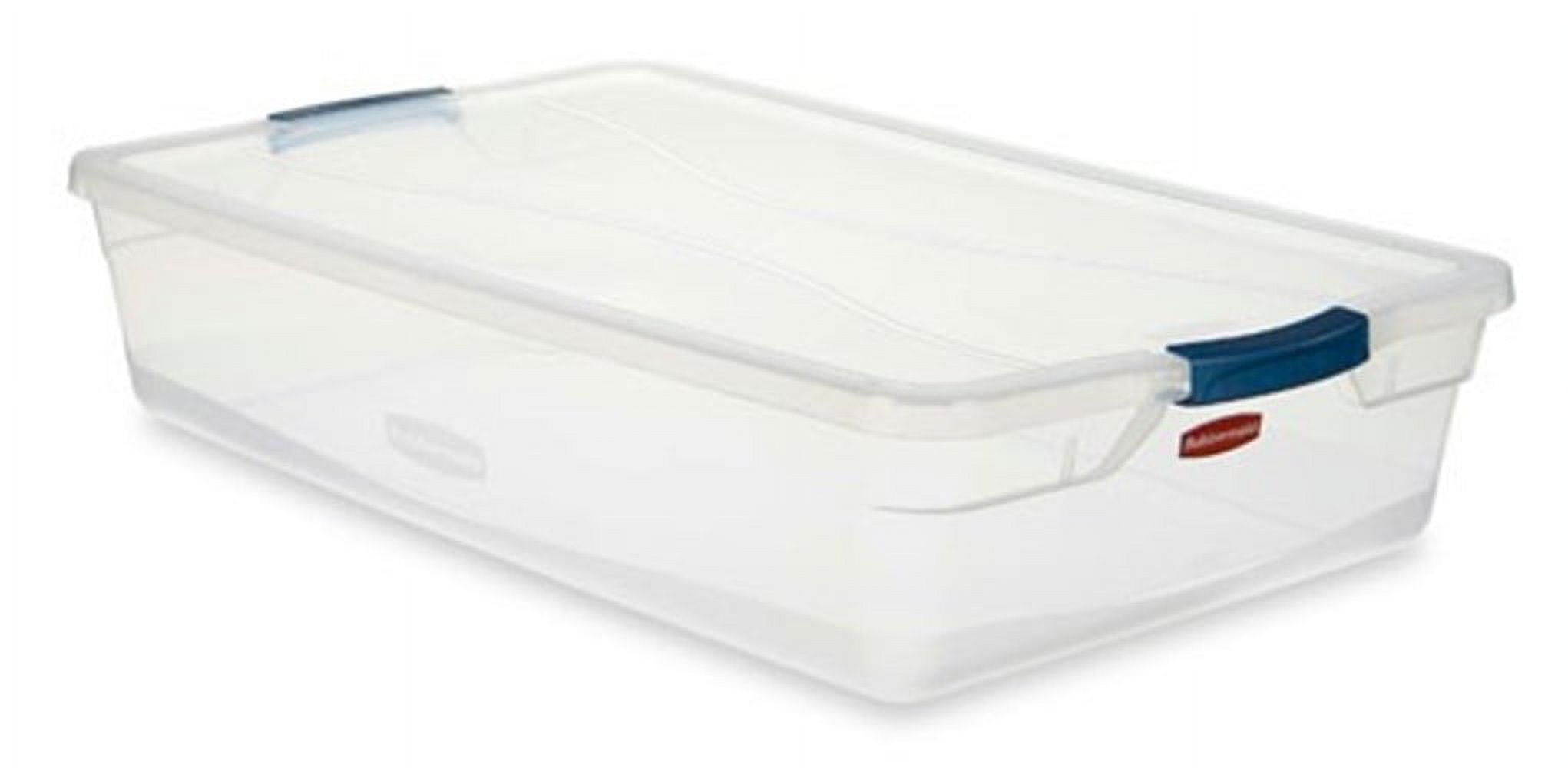 STORAGE TOTE CLEAR 41QT - image 2 of 2