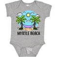 thumbnail image 3 of Inktastic Summer Vacation in Myrtle Beach Boys or Girls Baby Bodysuit, 3 of 5