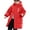 Red, variant on SELONE Down Puffer Jacket for Boys Cotton with Pockets Hooded Long Zipper Solid Long Sleeve Fall Winter Coats Beige 150