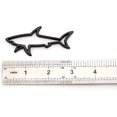 thumbnail image 2 of 2Pc Hollow Fish Shark Emblem Premium Car Badge Sticker Fender Boot Fender Boot Trunk For Chevrolet Camaro Corvette, 2 of 6