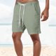 thumbnail image 1 of WILLBEST Pantalones Cortos Deportivos de Verano para Hombre, Pantalones Cortos Deportivos con Bolsillos, Informales, para Playa y Culturismo, 1 of 4