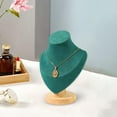 thumbnail image 6 of Segolike Necklace Display Stand ,Necklace Easel Showcase Holder ,Jewelry Display Rack Necklace Display Holder Organizer for Decoration ,Countertop, Girls Green, 6 of 8