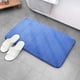 thumbnail image 1 of Alfombrilla de espuma viscoelástica gruesa acolchada con vellón de coral, esponja absorbente para pies, alfombrilla para puerta de color sólido, 1 of 6