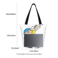 thumbnail image 2 of Lsque Sml Jeffy Pattern Beach Tote,Shoulder Handbag,Spacious Tote Bag,Lightweight Travel Bag,Versatile Shopping Bag, 2 of 6