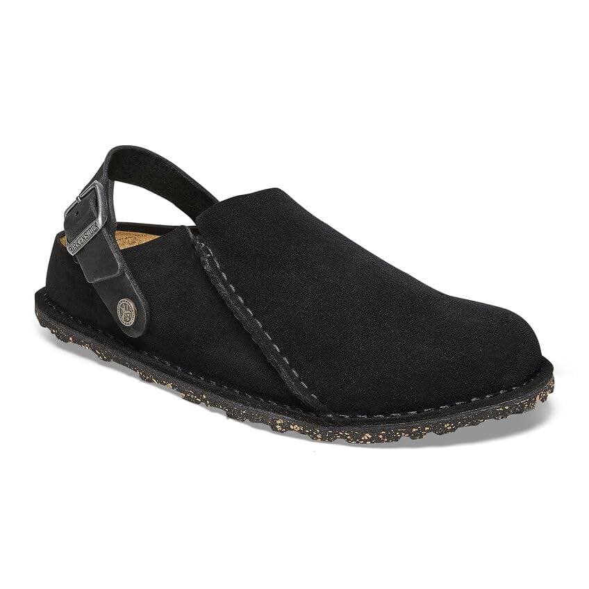 BIRKENSTOCK Lutry Premium Suede Slipper - Versatile Comfort with Removable Footbed and Flexible Ankle Strap - Multiple Colors & Sizes