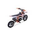 thumbnail image 5 of Trailmaster TM11 Dirt Bike 110cc Automatic Great Kids Bike, high Performance 110cc 4 Stroke 6 hp Engine, 24" inch seat 10 inch Rims (Multiple Color Options) (Orange), 5 of 8