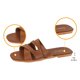 thumbnail image 5 of Zapatillas Abiertas Del Dedo Del Pie de las Mujeres de Moda Correa Casual Crisscross Zapato Plano Encajes Ajustables, 5 of 9