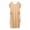 2_Khaki, variant on Asxite Plus Size Summer Dresses for Women Casual Solid Loose Round Neck Short Sleeve Midi Sundress