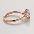 thumbnail image 6 of solitaire jewels 2.5CT Tulip Setting Round Moissanite Engagement Ring For Women, 14K Rose Gold, 6 of 10