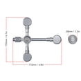 thumbnail image 2 of Multifuntional Gas Cartridge Head Conversion Adapter Nozzle Flat Tank Convertor, 2 of 8