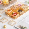 thumbnail image 3 of para Servir Refrigerios de Frutas Secas, Bandeja para Servir Aperitivos, 6 Tazones Multiusos, Tazones para Servir Divididos, Como Se Muestra, 3 of 5