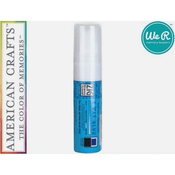 Zig Sticky Thumb 2-Way Glue Pen, 15mm Jumbo Tip, 0.88 Oz Pack of 1 Pen 372627 By American Crafts