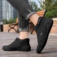 thumbnail image 2 of Wdhugt Men'S High Top Sneakers Casual Lace-Up Design Nylon And Spandex Upper For Leisure Sports Indoor Outdoor Wear Us Size 5.5, 2 of 4