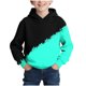 thumbnail image 2 of Sudadera con capucha para niño, con estampado de color, manga larga, informal, deportiva, con capucha, manga larga, sudadera con capucha, top con inserciones en los hombros, blusa de poliéster para ni, 2 of 7