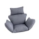 thumbnail image 3 of Cojín para silla de huevo Cojín de asiento Cómodo de instalar Accesorios Almohadilla para silla para Gris, 3 of 9