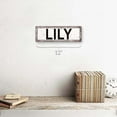 thumbnail image 2 of Lily 4"x12" Metal Sign, Wall Décor for Kids Room and Nursery, 2 of 4