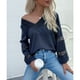 thumbnail image 5 of Tops casuales para mujer,Blusa de manga larga de encaje Blusa de manga larga Blusa de encaje para mujer Materiales ecológicos, 5 of 7