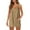 Khaki, variant on Ltctricy Summer Dress for Women Plus Size Sleeveless Scoop Neck Spaghetti Strap Built in Shorts Romper Dresses Athletic Mini Tennis Dress