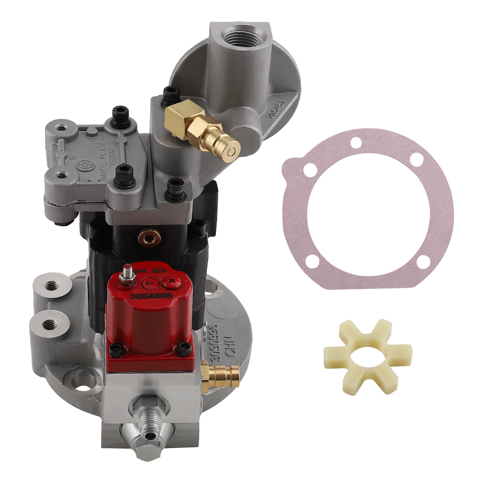 maXpeedingrods Fuel Pump For Cummins Engine N14, M11, QSM11, ISM11 With Base, Replaces 3090942, 3041800, 3068435