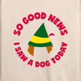 thumbnail image 3 of ELF - Family Set Saw A Dog - Women's Lightweight French Terry Long Sleeve Shirt, 3 of 5