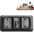 thumbnail image 4 of 59" Streamline NB6940BL Soaking Glossy Black Freestanding Tub and Tray With Internal Drain in Matte Black, 4 of 7
