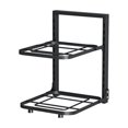 thumbnail image 1 of Sink Shelf Pot Rack Under Cabinet Storage Organizer 2-Layer Frying Pan Rice Cooker Holder Home Kitchen Supplies, 1 of 6