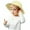 Yellow, variant on Odeerbi Toddler Hat Boys Girls Cotton Bucket Hat Summer Sun Hat for Sun Protection Baby Fashion Cute Solid Color Sunscreen Cap Olive Green