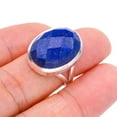 thumbnail image 3 of StarGems&reg; Natural Lapis Lazuli Handmade 925 Sterling Silver Ring 5.5 F1814, 3 of 7