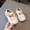 Beige, variant on Big Girls Lace Bow Vintage Soft Sole Princess Casual Flat Shoes Brown 6.5-7 Years