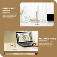 thumbnail image 5 of HOOWIFFY 1 Set Small Instrument Model Decor Golden Trombone for Adult Ornaments, 5 of 5