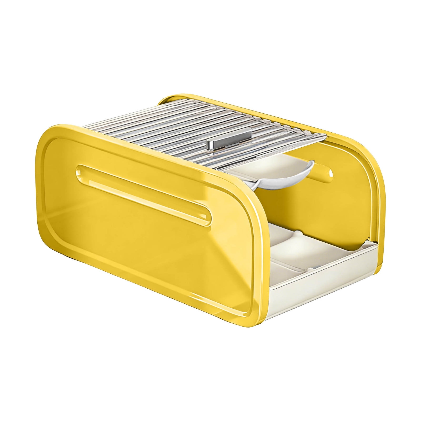 Refrigerator Egg Storage Rack Organizer - Automatic Rolling Rotating Egg Holder, Space Saving Expandable Kitchen Fridge Shelf for Eggs & Food Containers