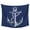 Blue, variant on Nautical Anchor Tapestry for Bedroom Wall Hanging Tapestry, Navy Blue Coastal Marine Minimalist Rope Ceiling Backdrop Tapestries Poster Blanket Wall Decor for Teens Room Living Room Dorm 55" x 73"