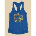 thumbnail image 3 of Butterflies. Racerback Tank Women -Smartprints Designs, Female Medium, 3 of 4