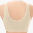 thumbnail image 6 of mihongmao Front Closure Bras for Women Plus Size Sports Bras Women's Solid Color No Steel Ring Push Up Breathable Underwear Daily Bra Gold XL, 6 of 7