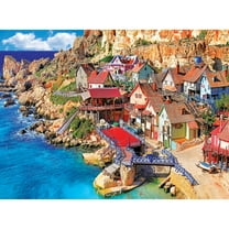 Roseart Colorluxe 1000 Piece Popeye Village, Malta Jigsaw Puzzle