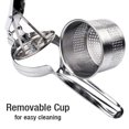 thumbnail image 3 of Wweixi Potato Mashers Ricers Kitchen Cooking Cutter Stainless Vegetable Fruit Press Maker Steel Pressure Mud Garlic Presser Vegetable Fruit Press Maker, 3 of 9
