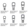 thumbnail image 2 of 30 Pieces Round Tinned Copper Eyelet Electrical Terminals - Uninsulated Battery Cable Ends - Ring Eye Crimp Terminals - 16-35 Mm, 2 of 5