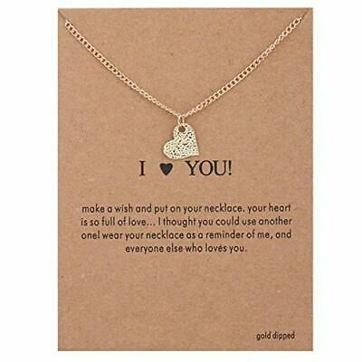 Titanium Heart Pendant - Maya's Grace I Love You Pendant Necklace Heart Gift Lady Women Fashion Jewelry