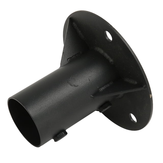 Chain Link Fence Pole Floor Flange Base Flange Heavy Solid Fence Post Concrete Mount for Holding Fence Mailbox Flag Round Posts 52mm / 2.0in