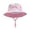 Pink#04, variant on Boys Girls Beach Hats Kids Fashion Reversible Pineapple Print Bucket Hat Cotton Breathable UPF Sun Hat with Chin Strap 1-8 Years,Yellow