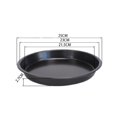 thumbnail image 2 of Premium Non-Stick Bakeware Pizza Pan for Oven 8/9/10-Inch Carboon Steel Pan for Kitchen Cooking Tool - Black, 2 of 2