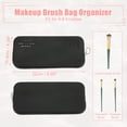 thumbnail image 5 of Silicone Makeup Brush Bag Travel Essentials Makeup Brush Organizer Portable Makeup Brushes Case Black, 5 of 7