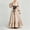 Beige, variant on ZGRBOU Women's Renaissance Off Shoulder Dress Victorian Corset Ruffle Medieval Costume Halloween Cosplay Party Long Dress